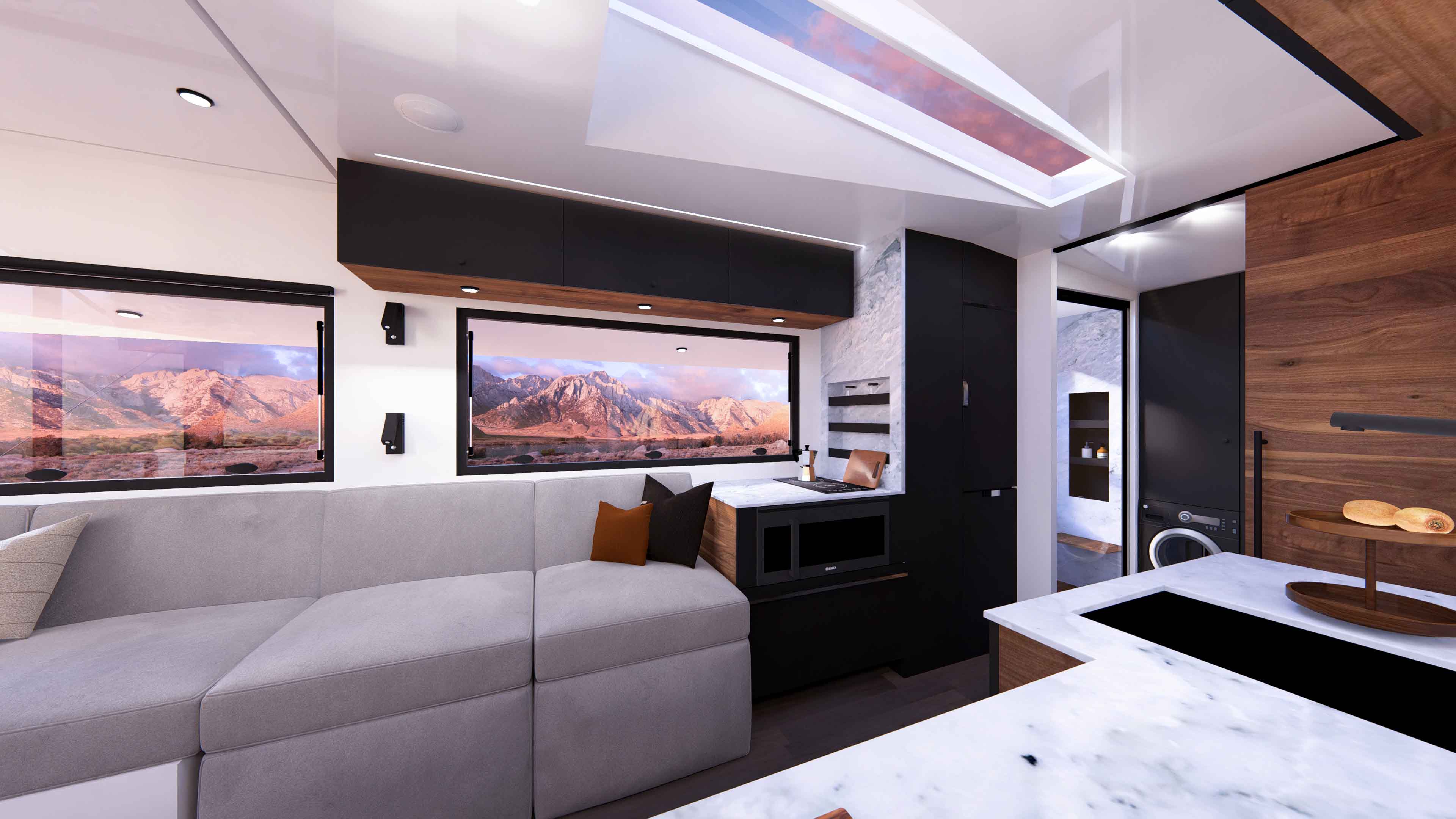 🚐☀️ Geleceğin Karavanı: Tesla Cybertruck Esintili, Güneş Enerjili Living Vehicle CyberTrailer - Resim 2